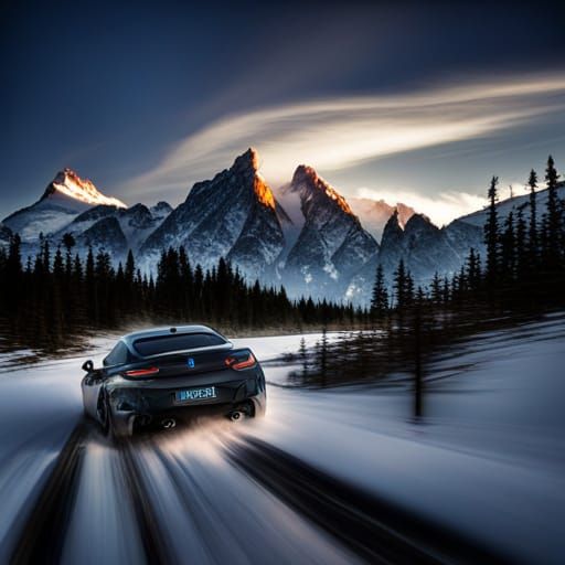 AI Generated Image of a BMW Car