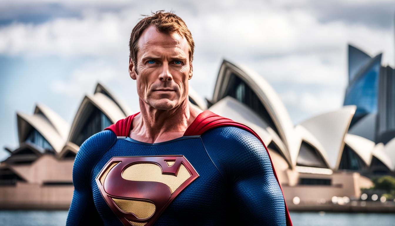Michael Shanks as Superman, Sydney Opera House