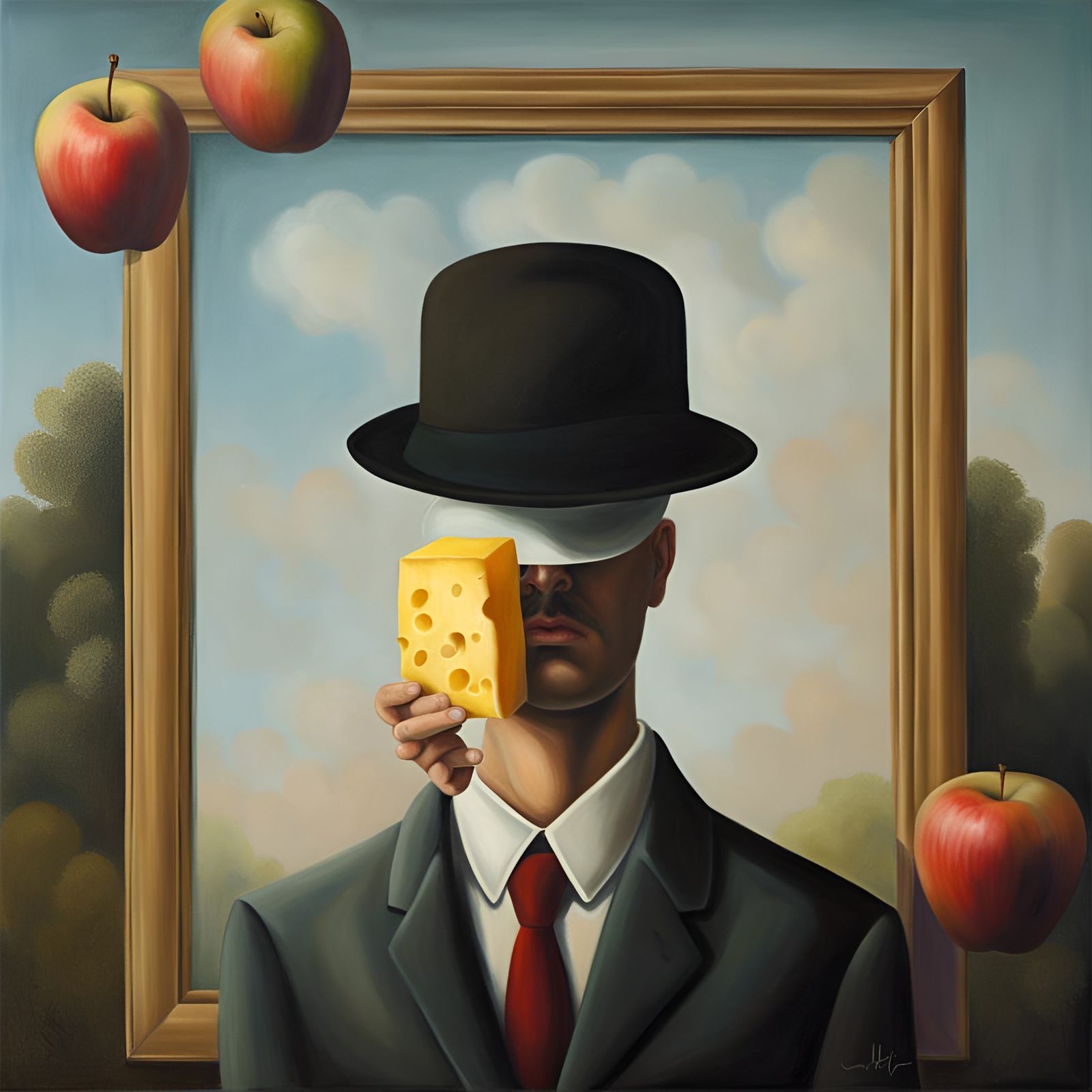Magritte’s “The Son of Man” Revisited