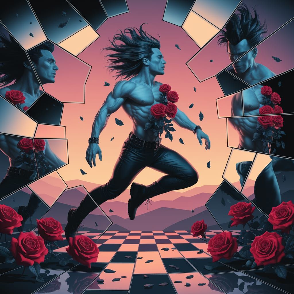 Surreal Punk Hero Leaps in a Broken Mirror World with Bloomi...