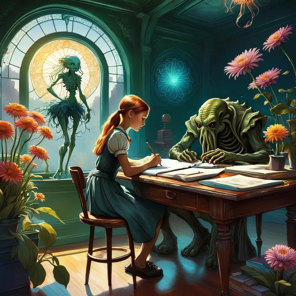 Cthulhu, an AI Interpretation