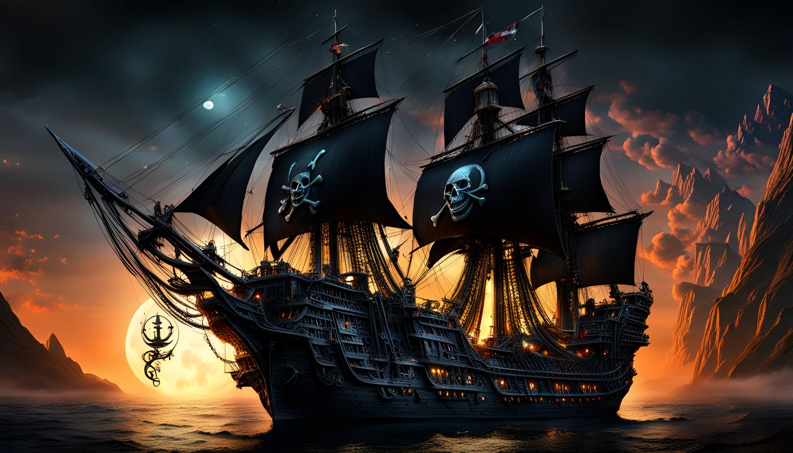 The Black Pearl Ship