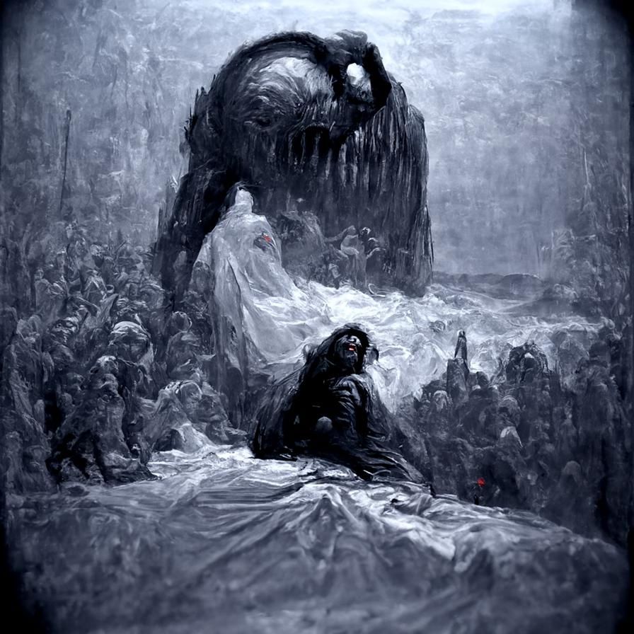 Gustave Doré Style Horror Image