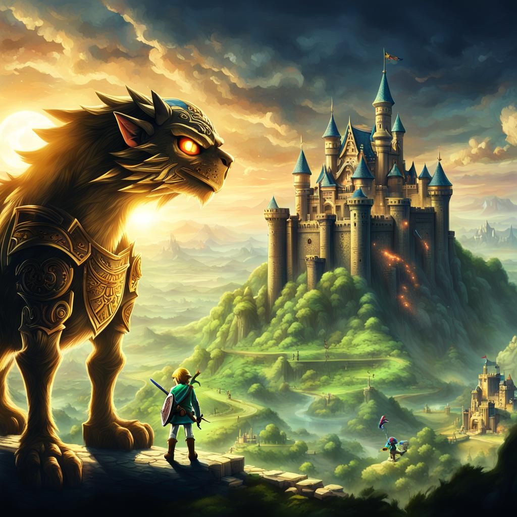 Link vs Monster: The Legend of Zelda