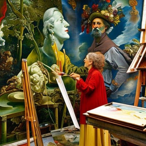 Famous Artists at Everyday Jobs ToT