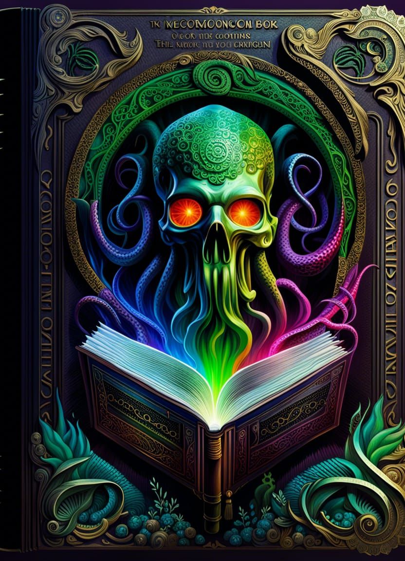 Hyperrealistic Necronomicon: Book of the Dead