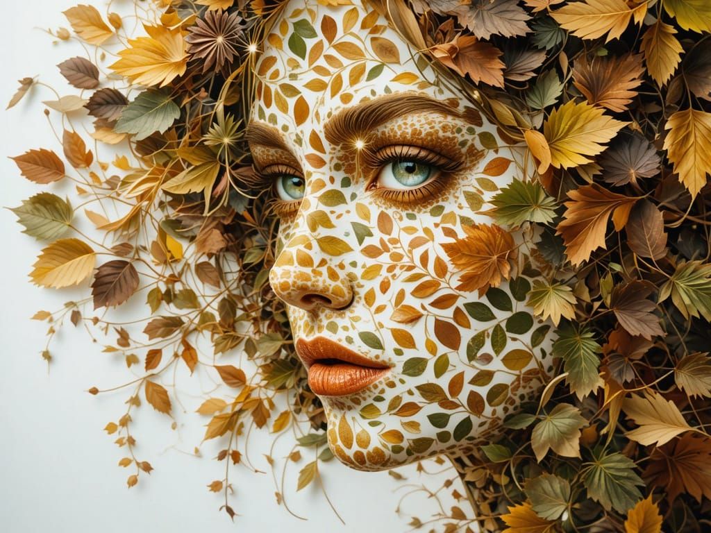 Golden Portrait of Nature's Elegance