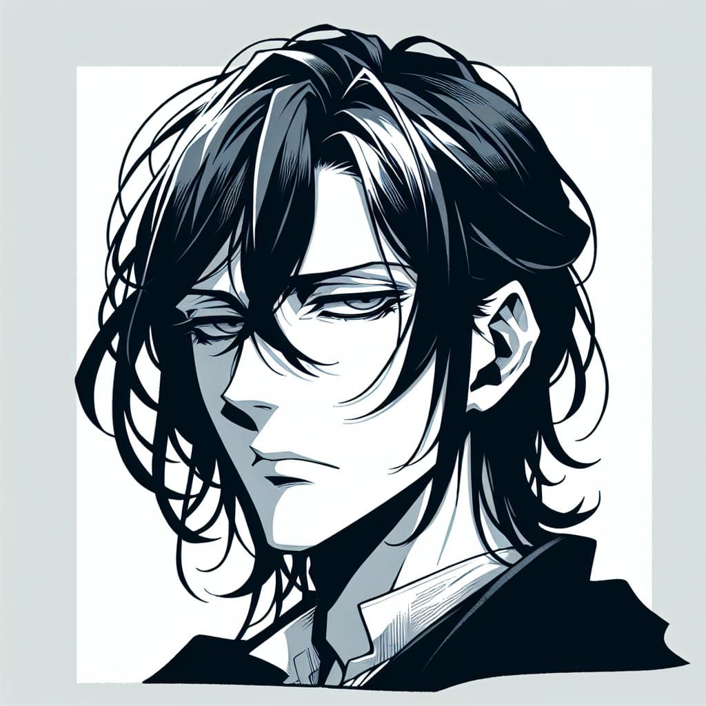 Hyde as Vintage Manga Character