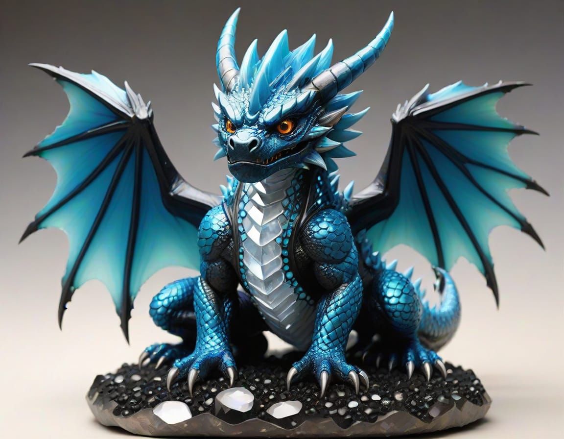 Dragon Geode Hybrid Fantasy Creature