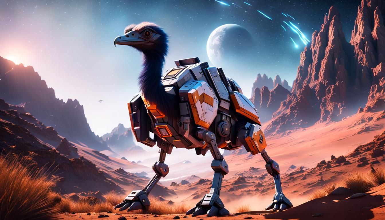 Star Wars Emu Mech Suit in 3D Cinematic Style