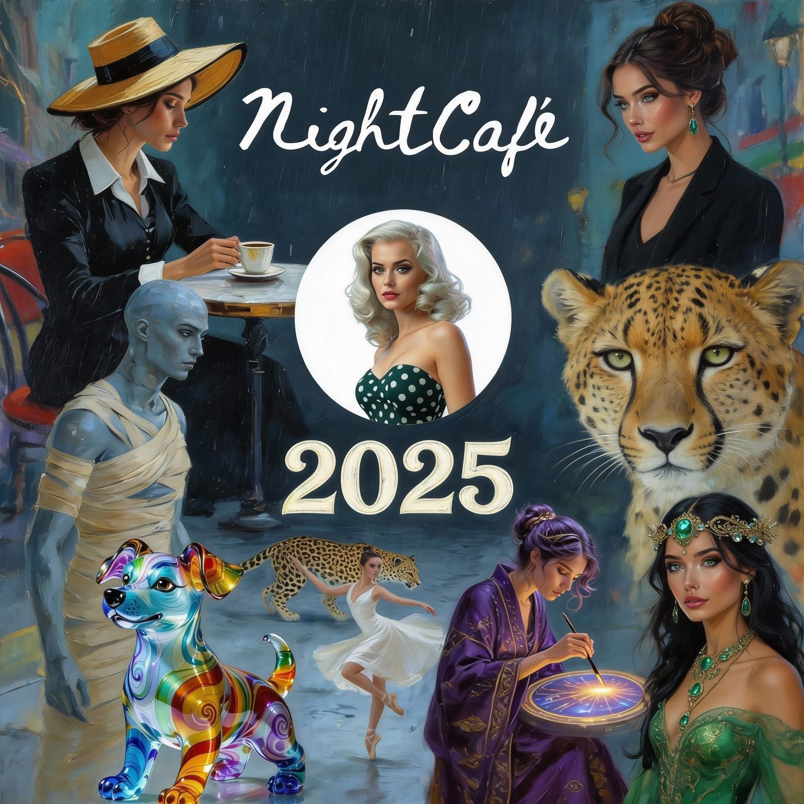 AI Art Collage: 2025 Highlights