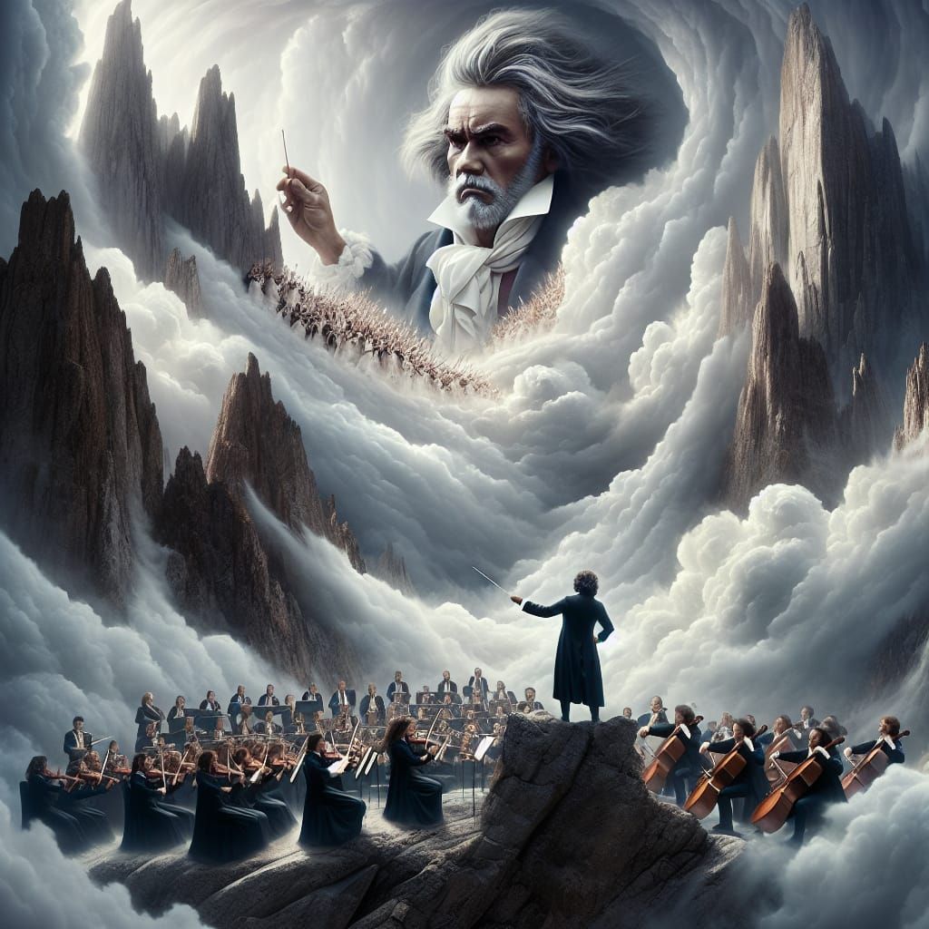 Beethoven Conquers the Heavens Conducting 7th Symphony in Su...