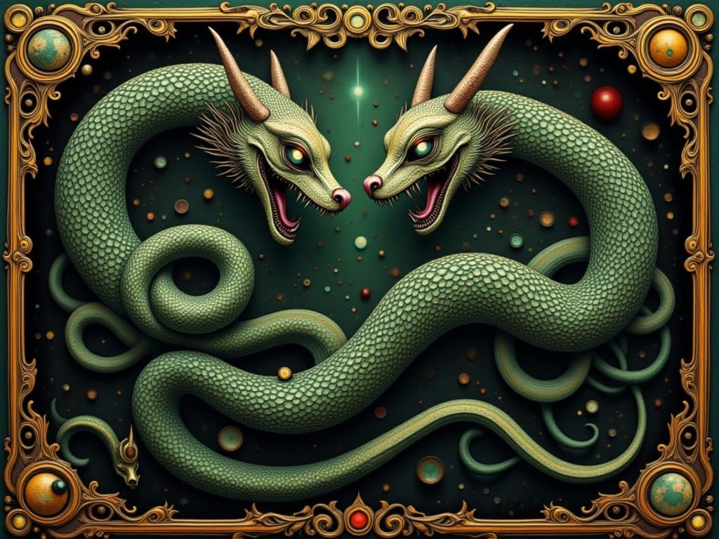 The Two Headed Snake Beast