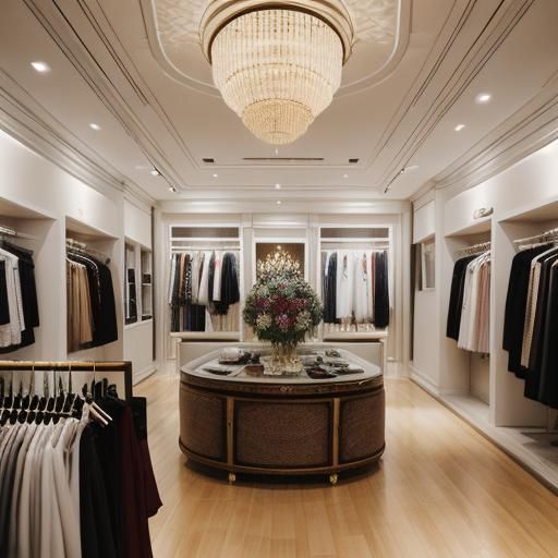 Luxury Women's Clothing Boutique Interior