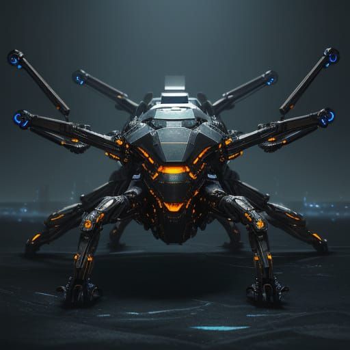 Epic Sci-Fi Robot Weaves Microscopic Wiring into Futuristic ...