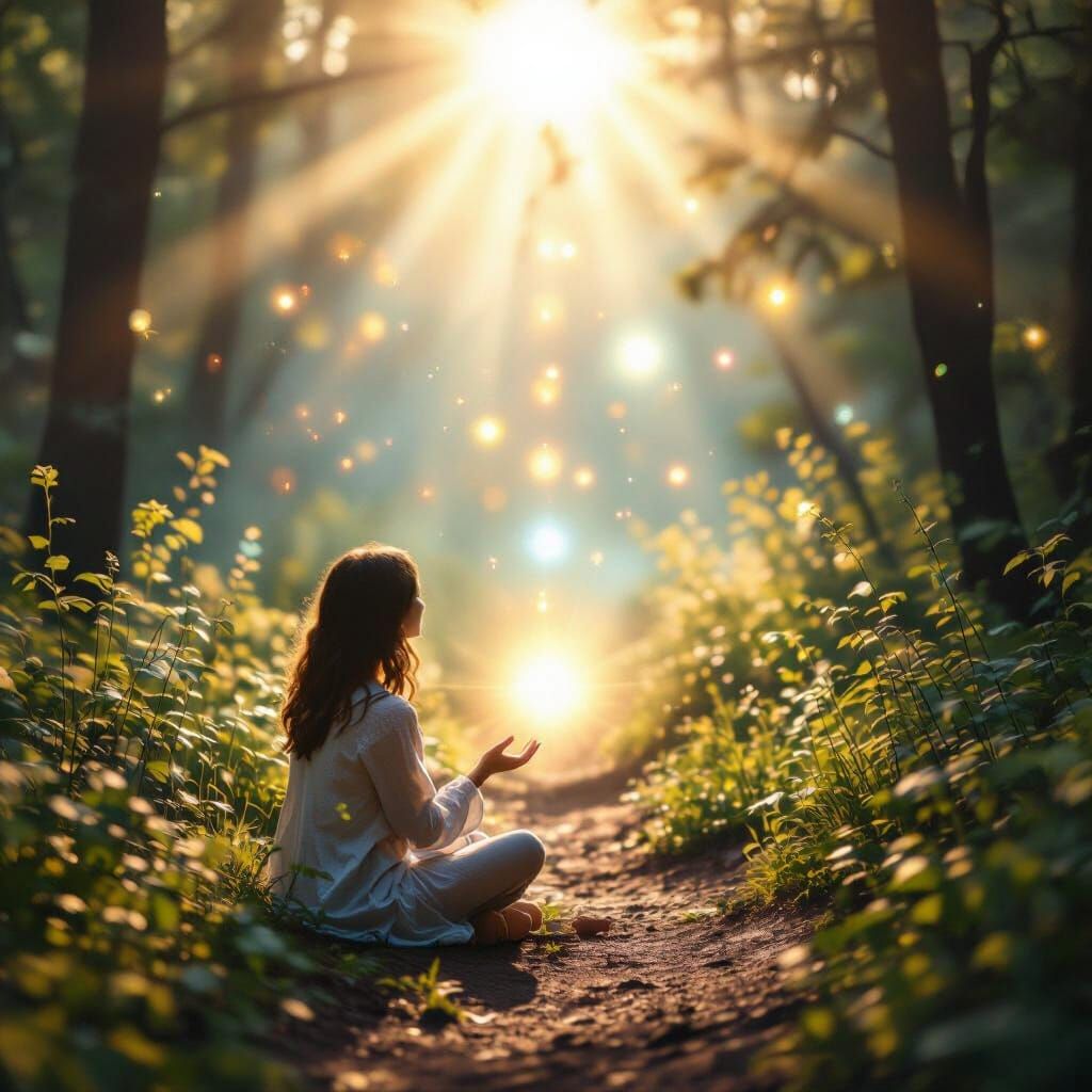 Ethereal Light Orbs: Signs of Divine Connection