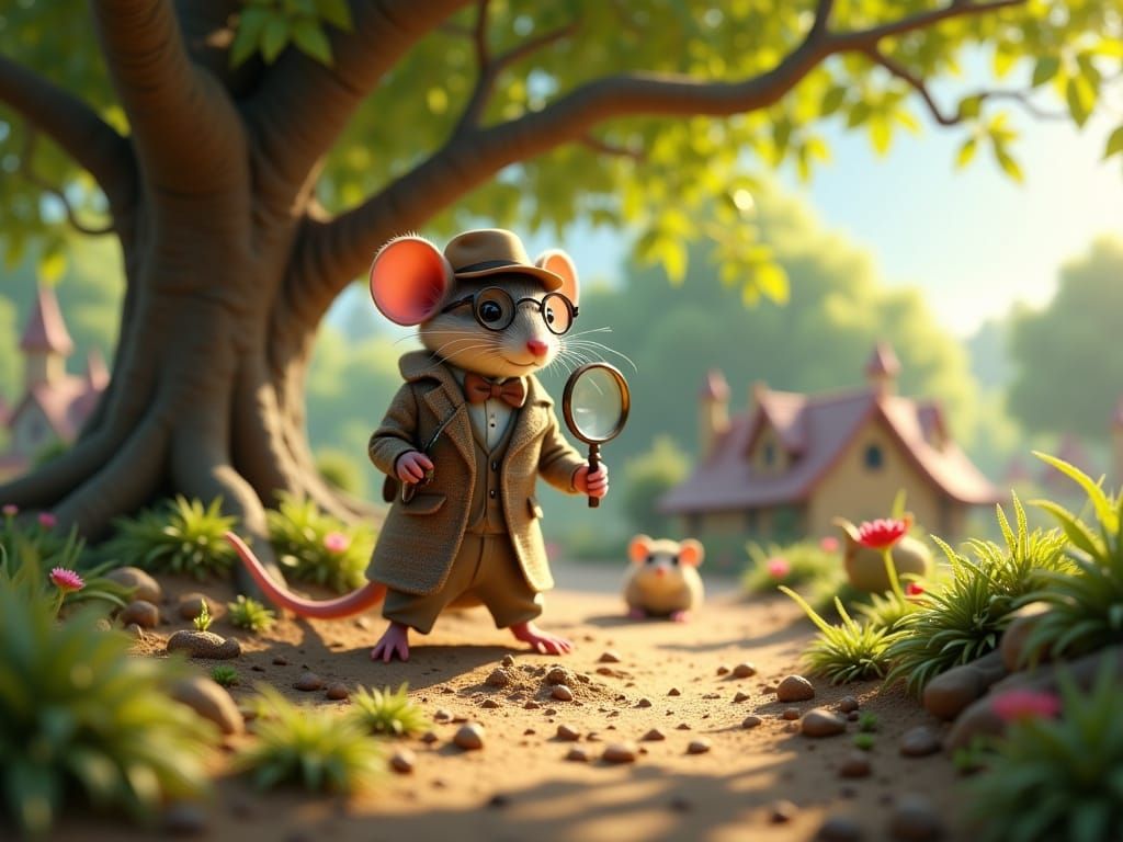 Mouse Detective Investigates Oak Tree Village