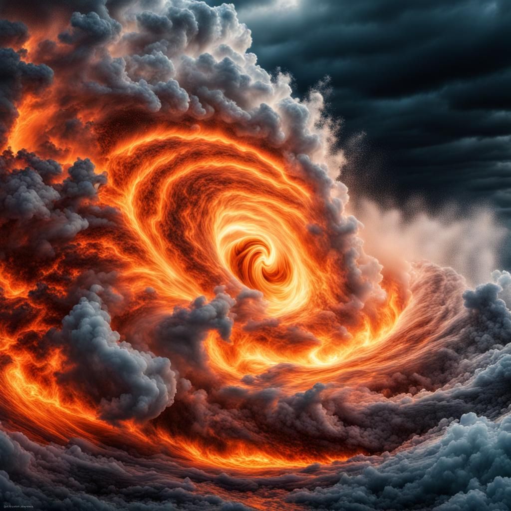 Chaotic Storm of Fire and Ice