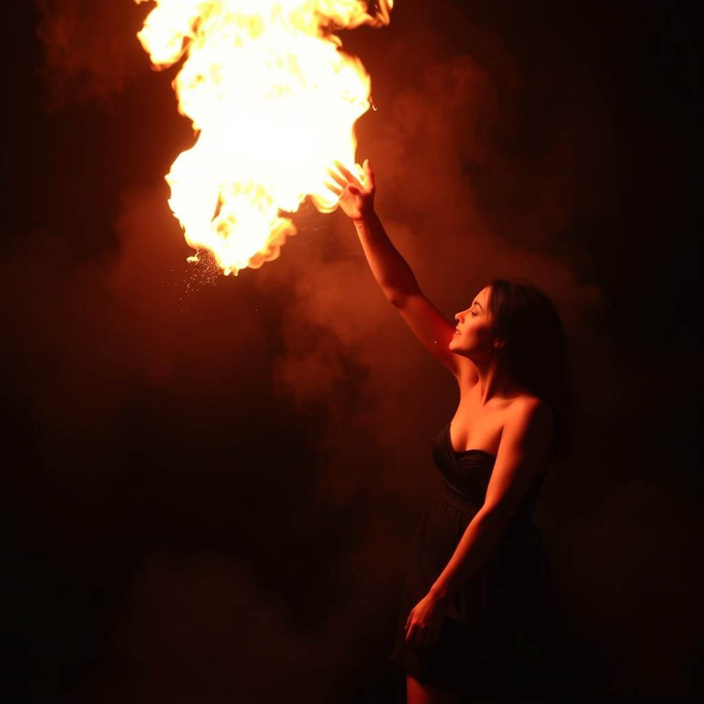 Fiery Woman: A Transformational Portrait