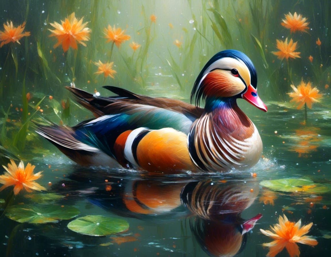 Mandarin duck