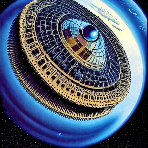 Planet of Gears: A Hyperdetailed Sci-Fi Matte Painting