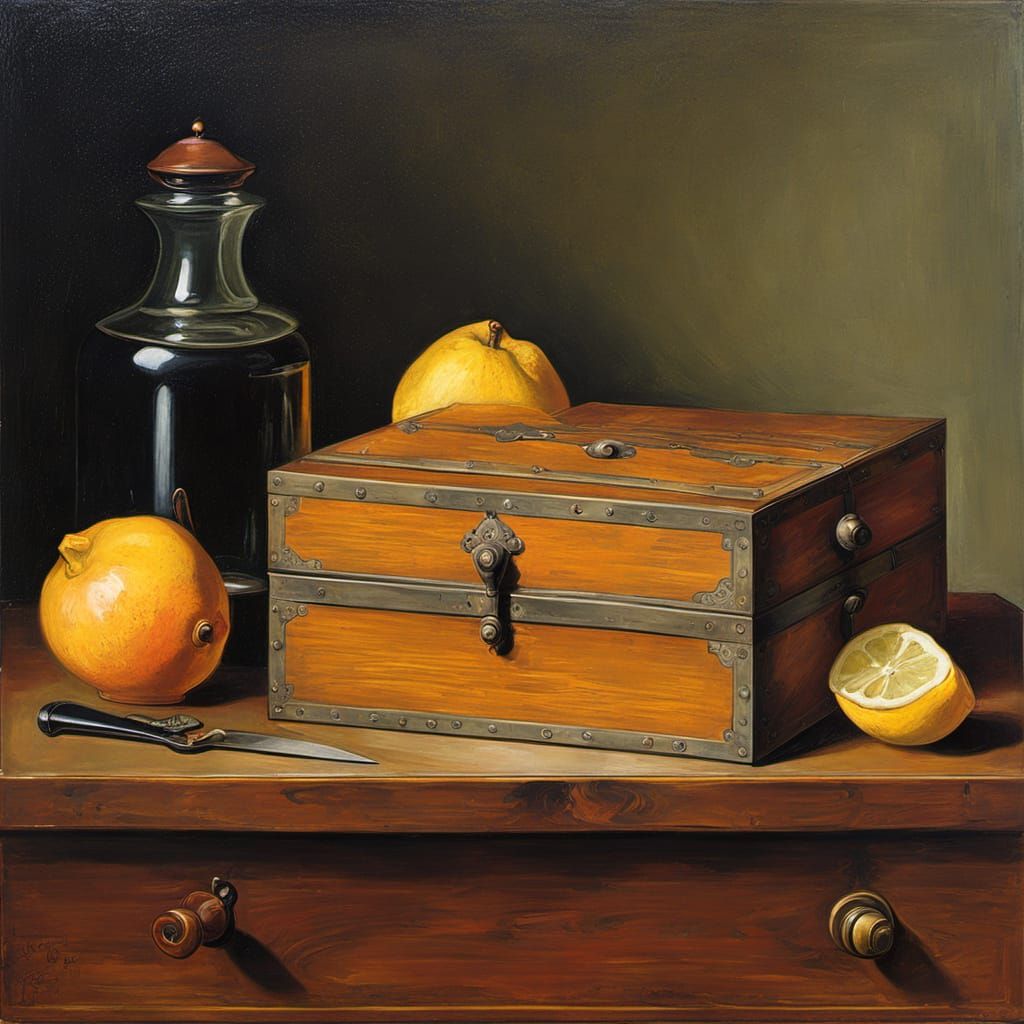 Still life with box