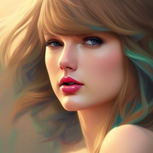 Pastel Portrait with Dynamic Lighting