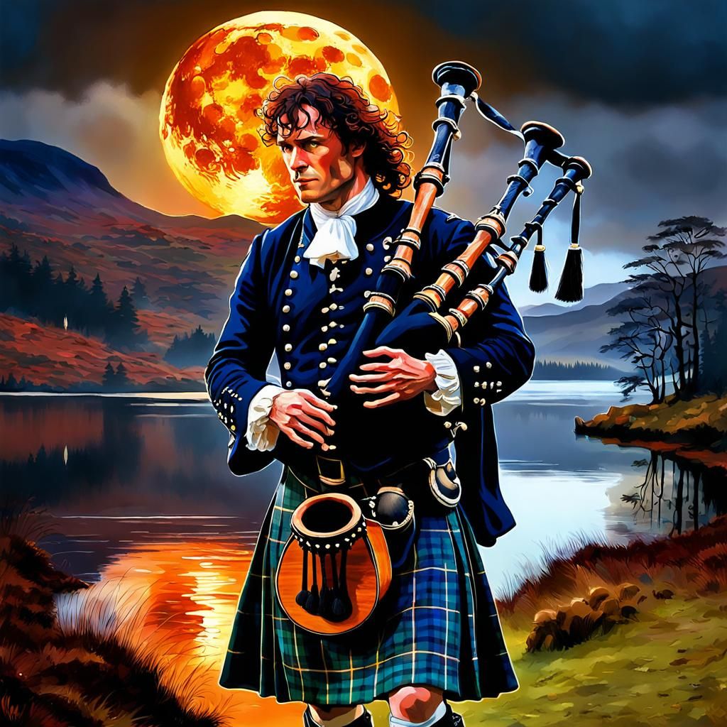Bagpipe and Moonlight