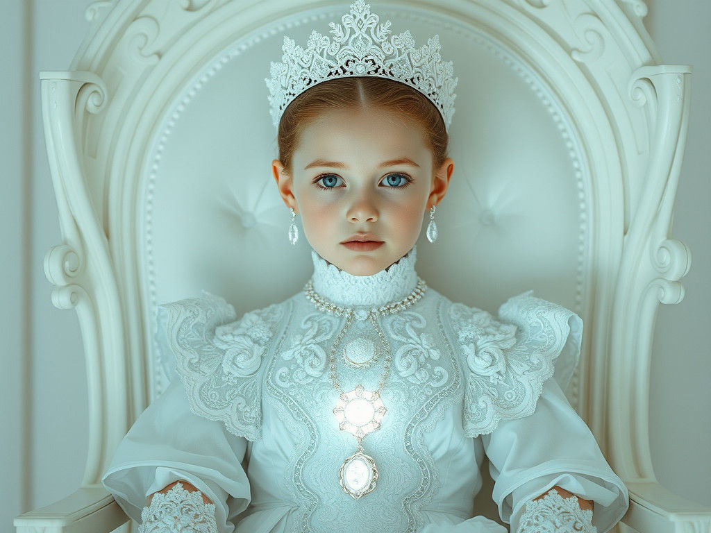 Childlike Empress in White Light