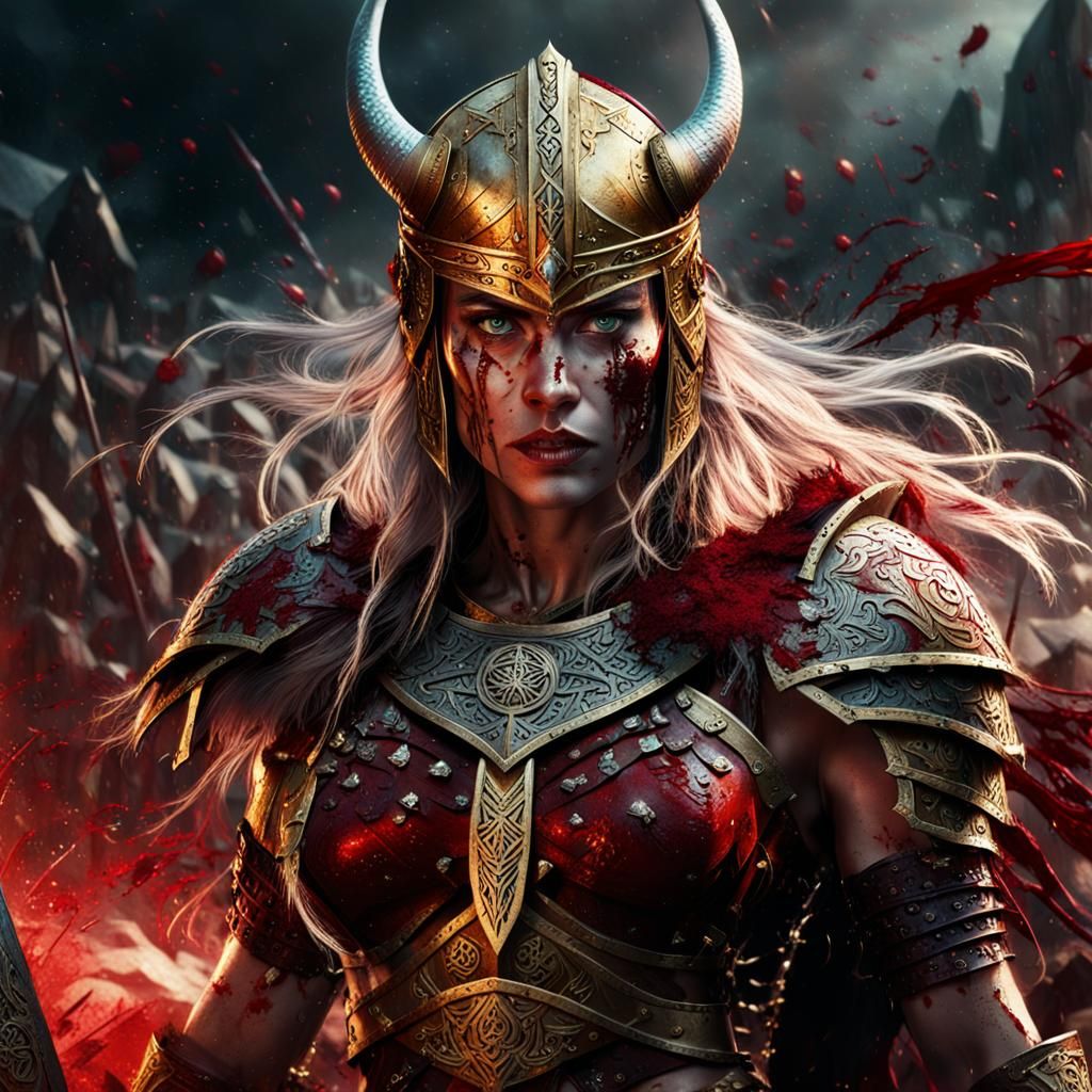 Viking Princess in Epic Blood-Soaked Battle
