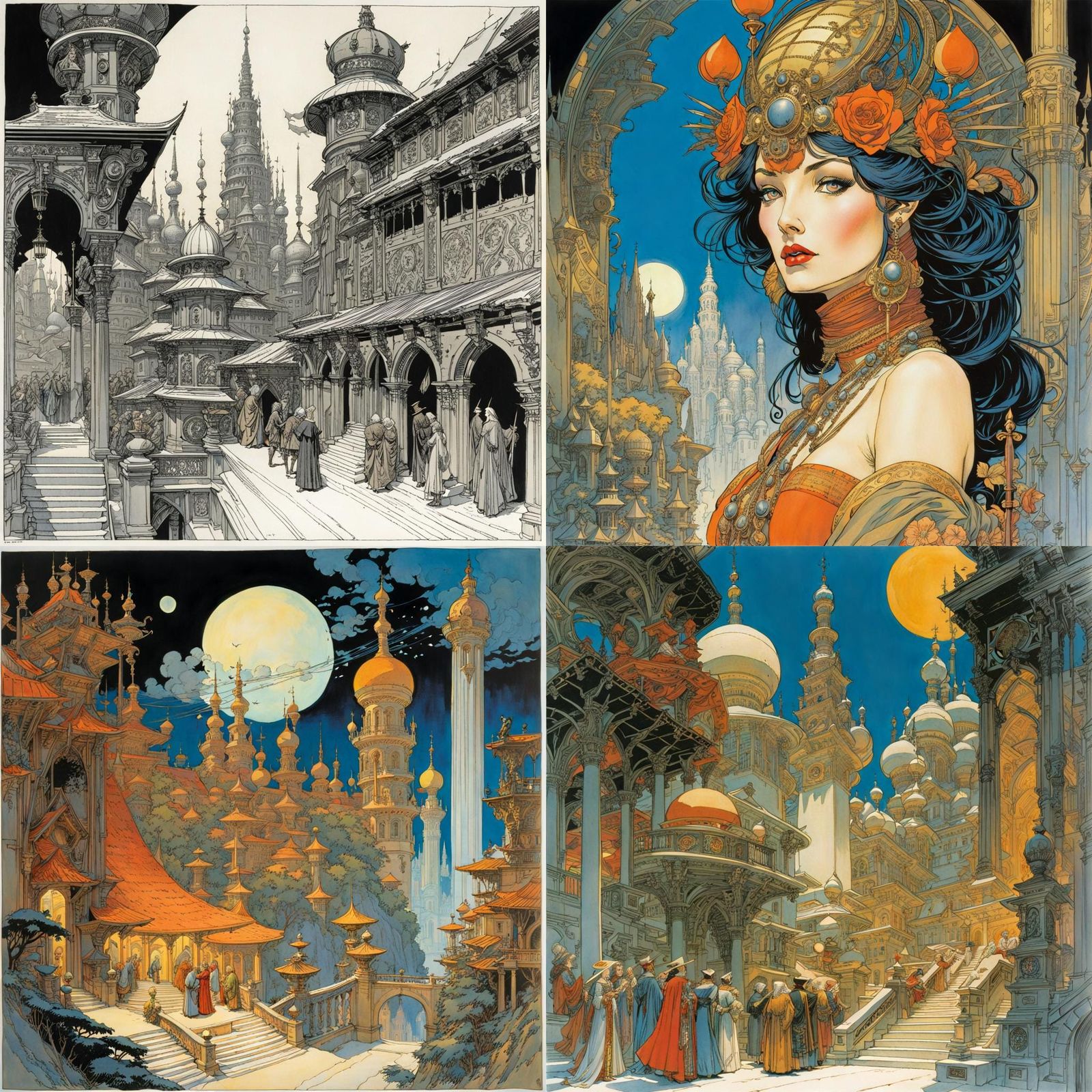 Artwork Inspired by Comic Artist Style