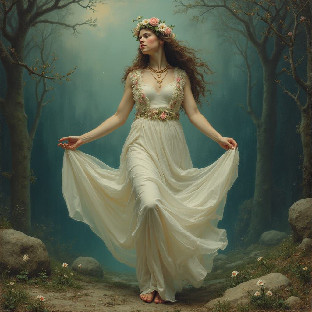 Goddess of Spring Descends into the Underworld in Dark and M...