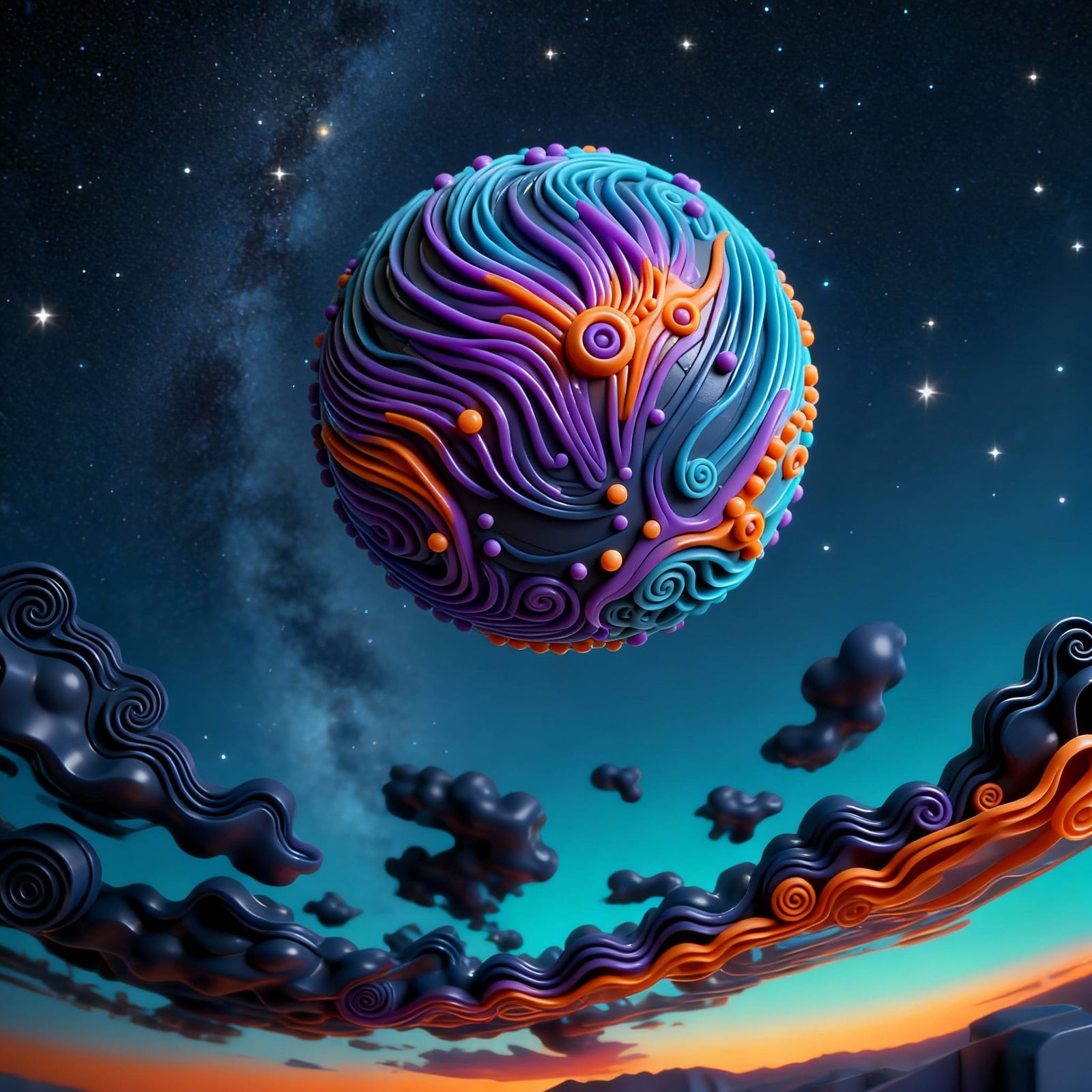 3D Plastic Cosmic Voyage