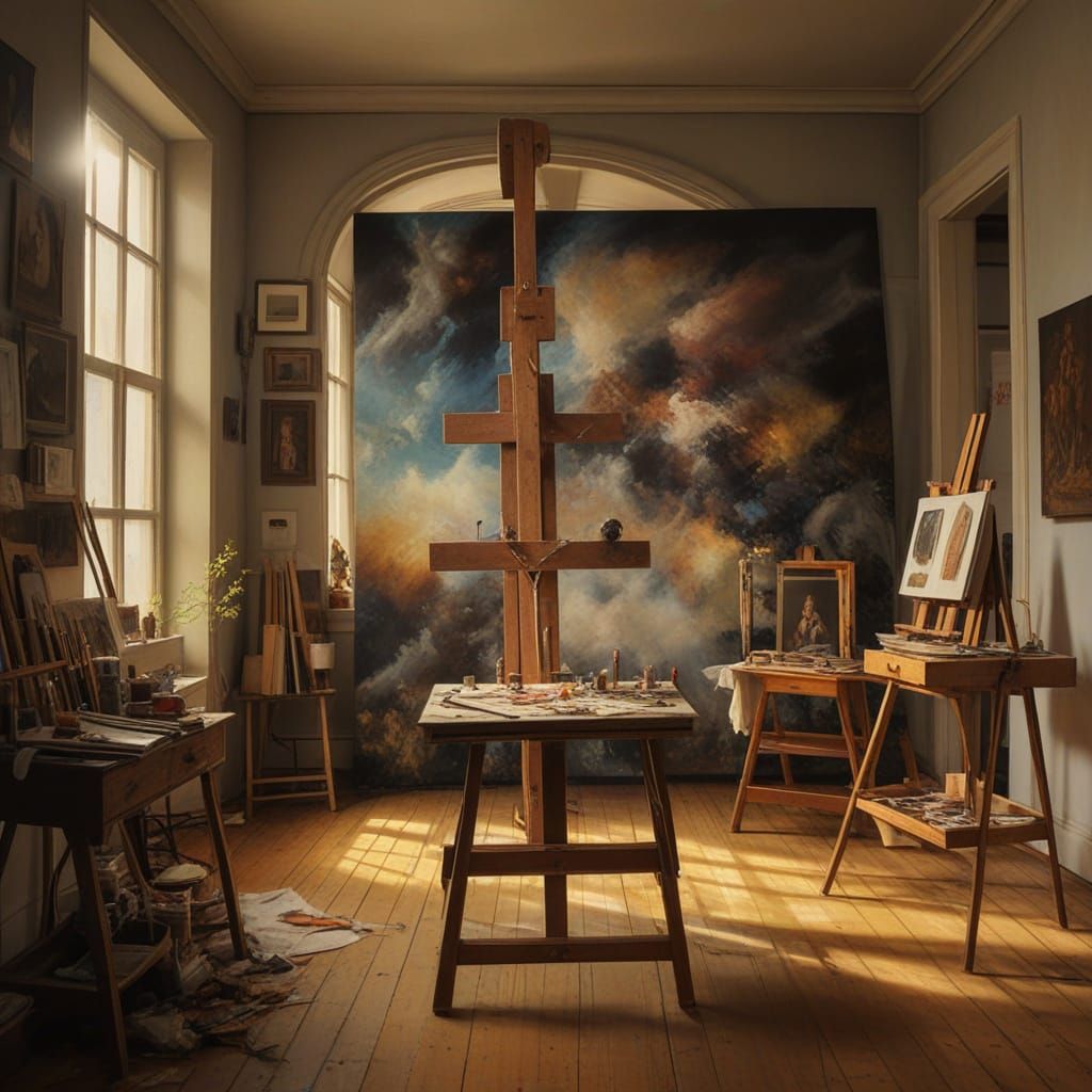 Recursive Oil Painting: The Infinite Easel