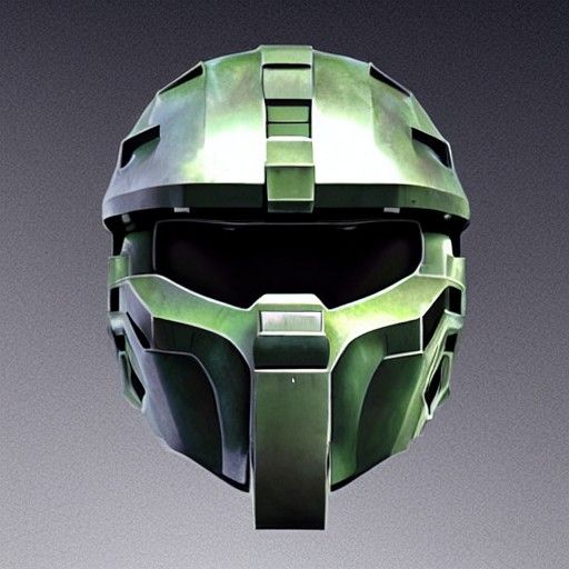Halo Spartan Helmet: Minimalist Design