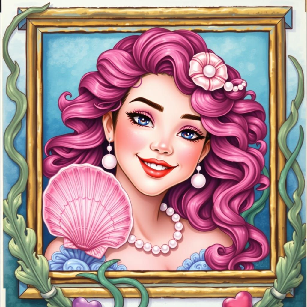 Mermaid Yearbook Photo