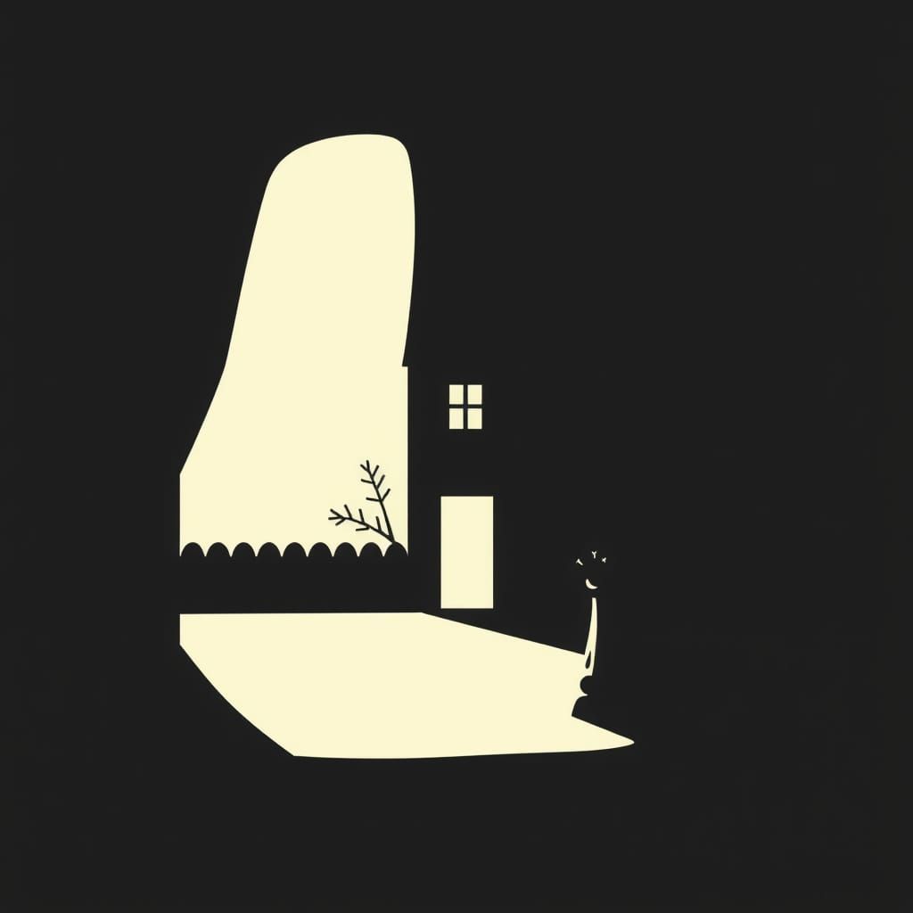 Cognitive Compression: Minimalist Abstract Design