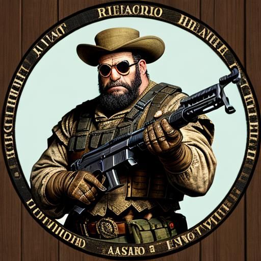 Abstract Composition Generated from "HOO RAH"