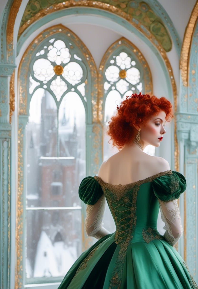 Bride of Dracula in Victorian-Era Style