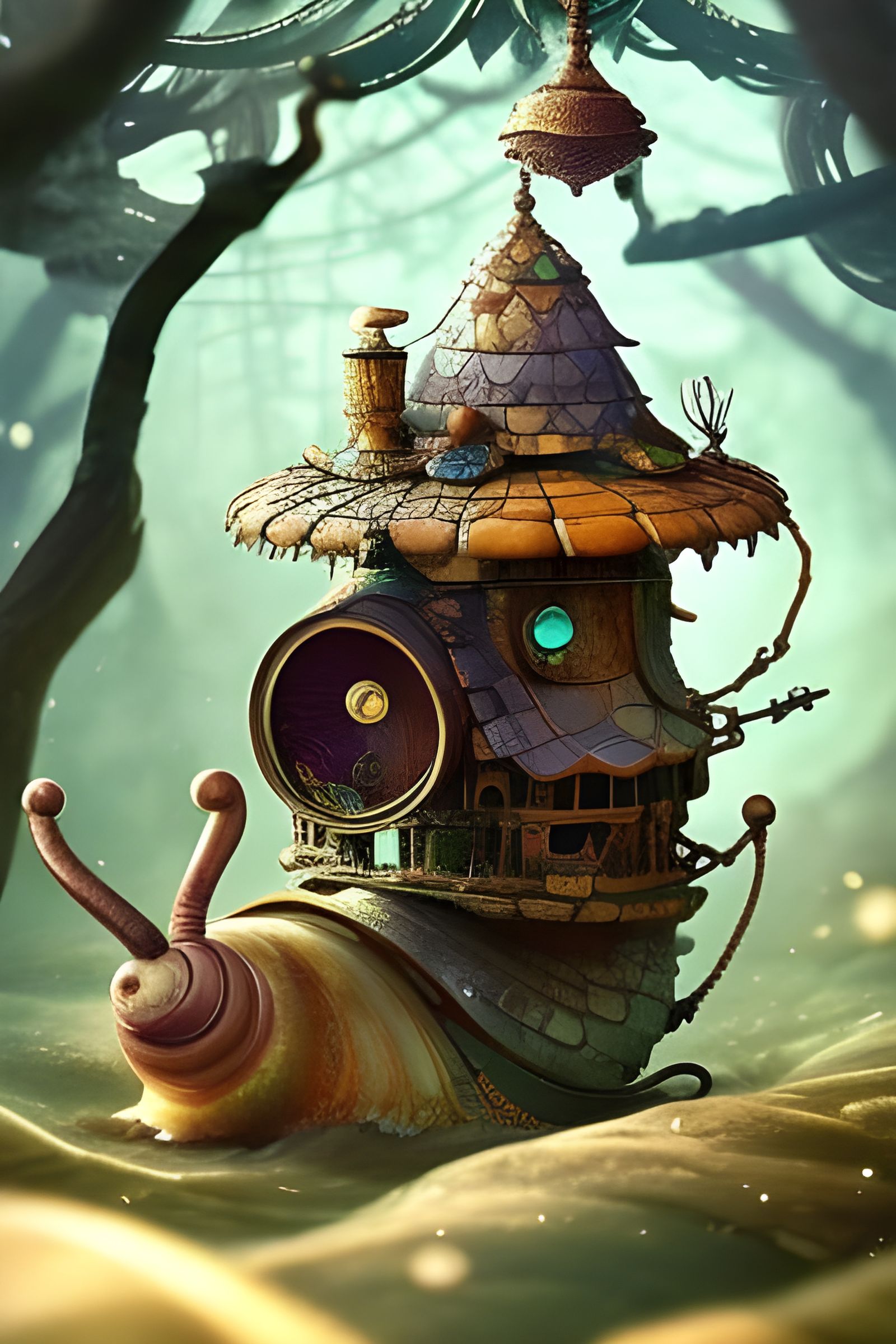 Fantasy snail