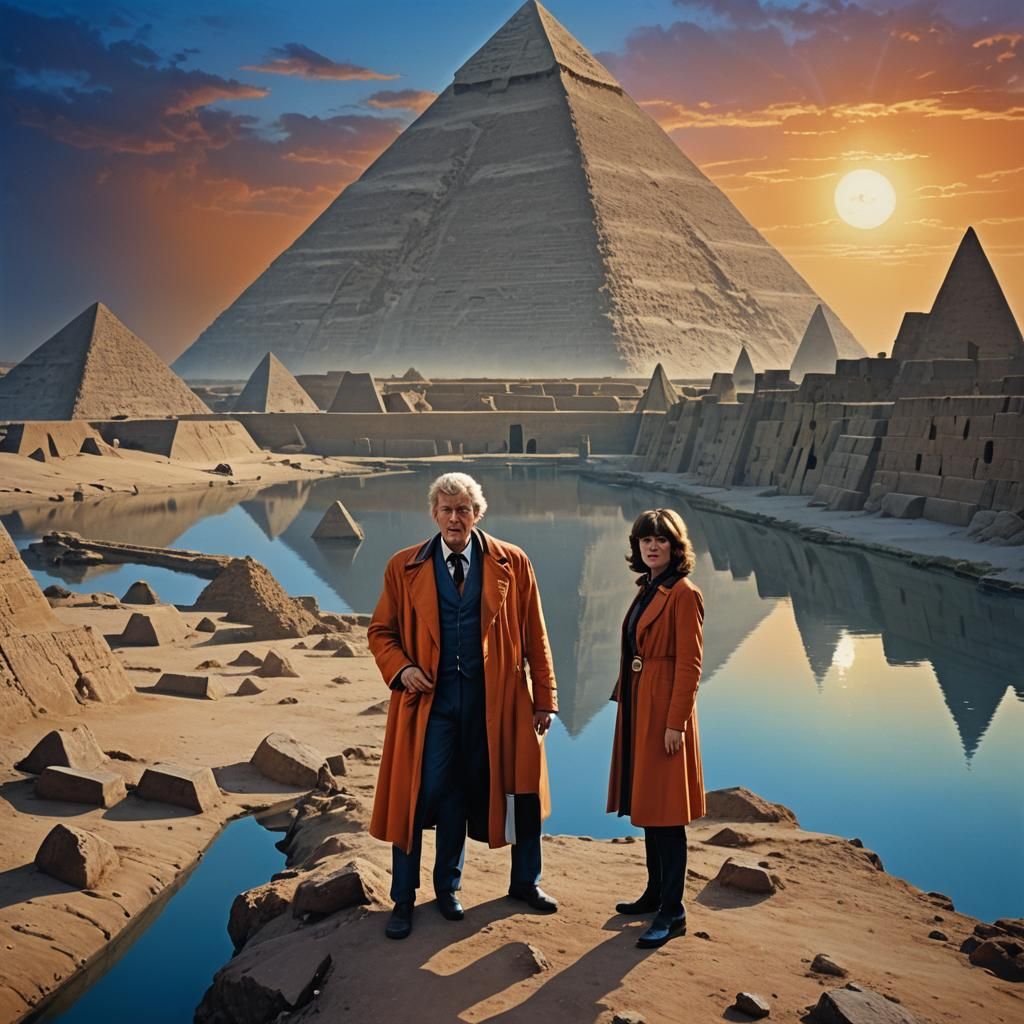 Doctor Who on Mars: A Sci-Fi Matte Painting