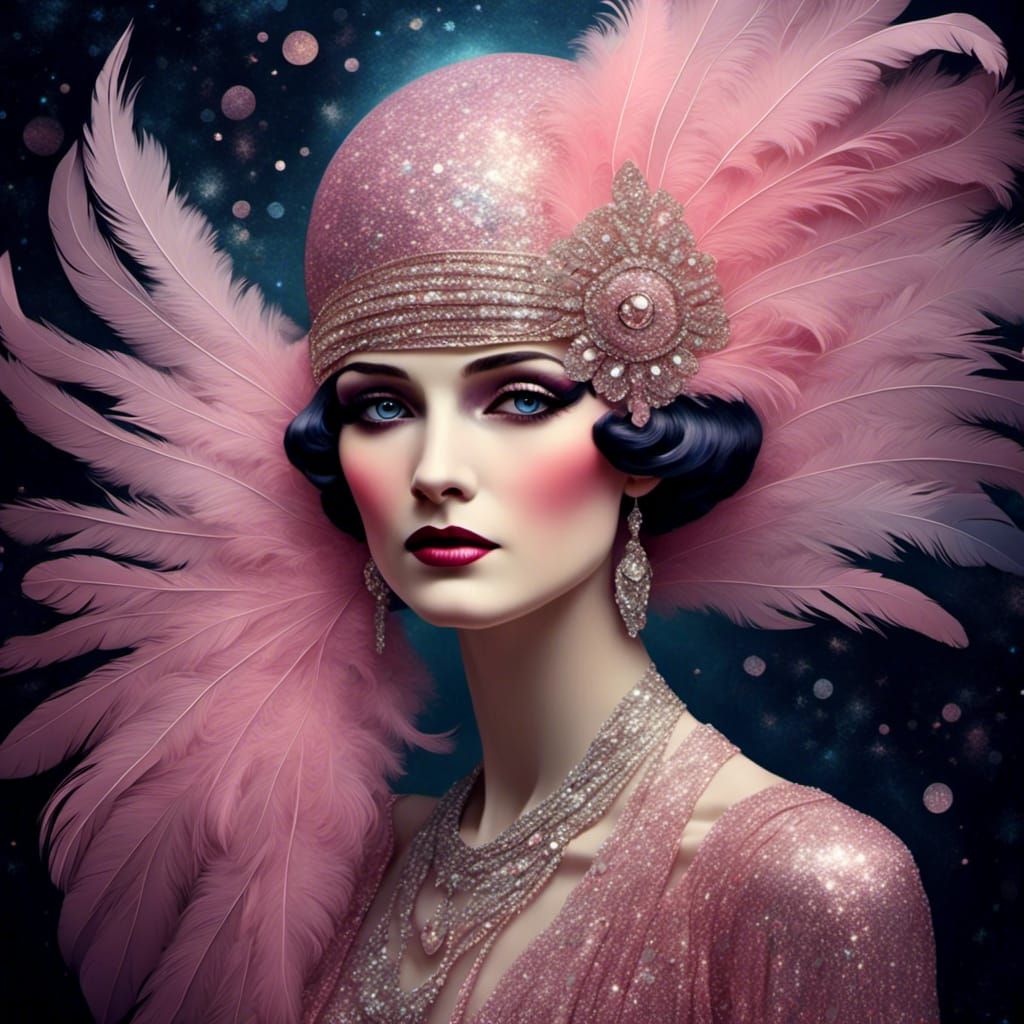 A Pink Flapper