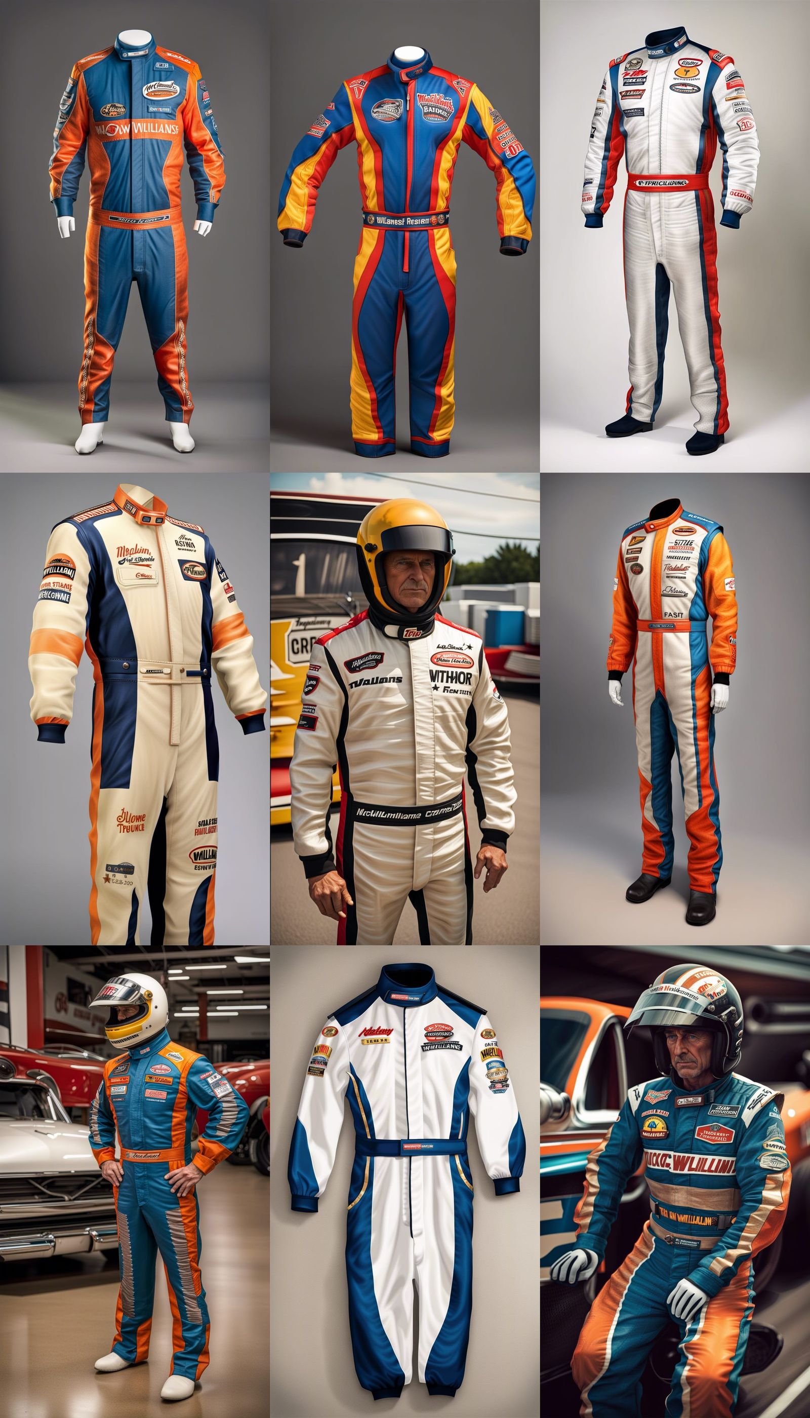 Auto Racing Firesuit for McWilliams Trucking Team