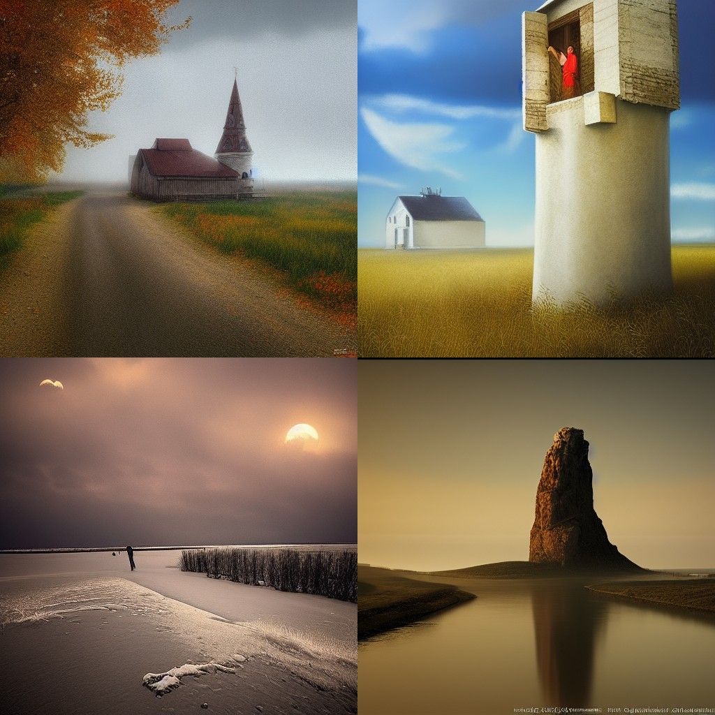 Minimalist Black and White Portrait