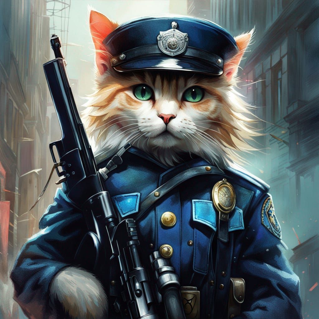 Policeman Cat