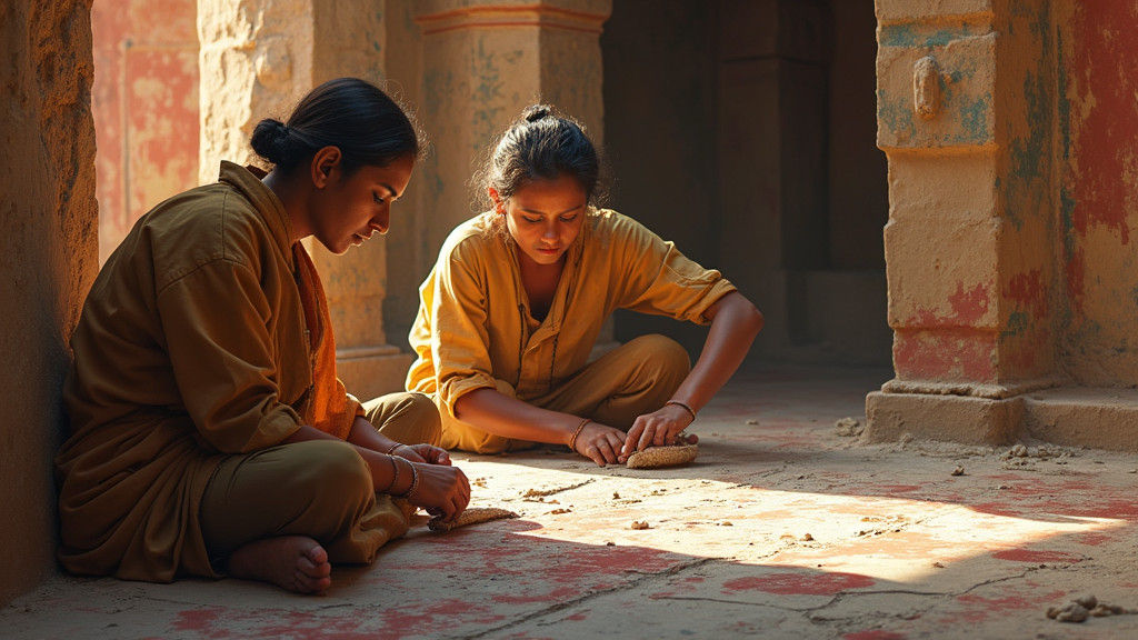 Indian Volunteers Restore Ancient Art in Hyperrealistic Styl...