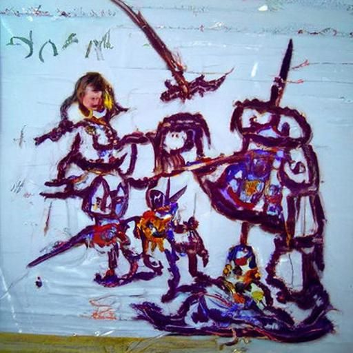 Princess's Battle: An Oil Painting by James Gurney