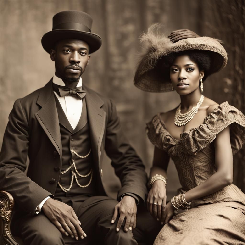 Gilded Age: African-American Couple in New York