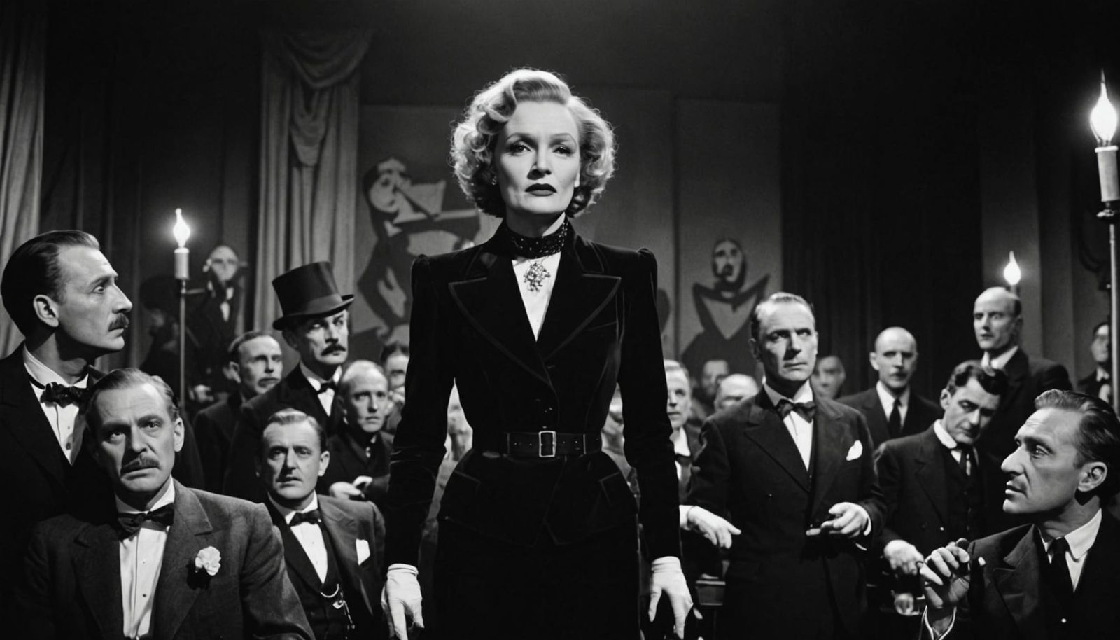 German Expressionist Dada Satire of Berlin Cabaret