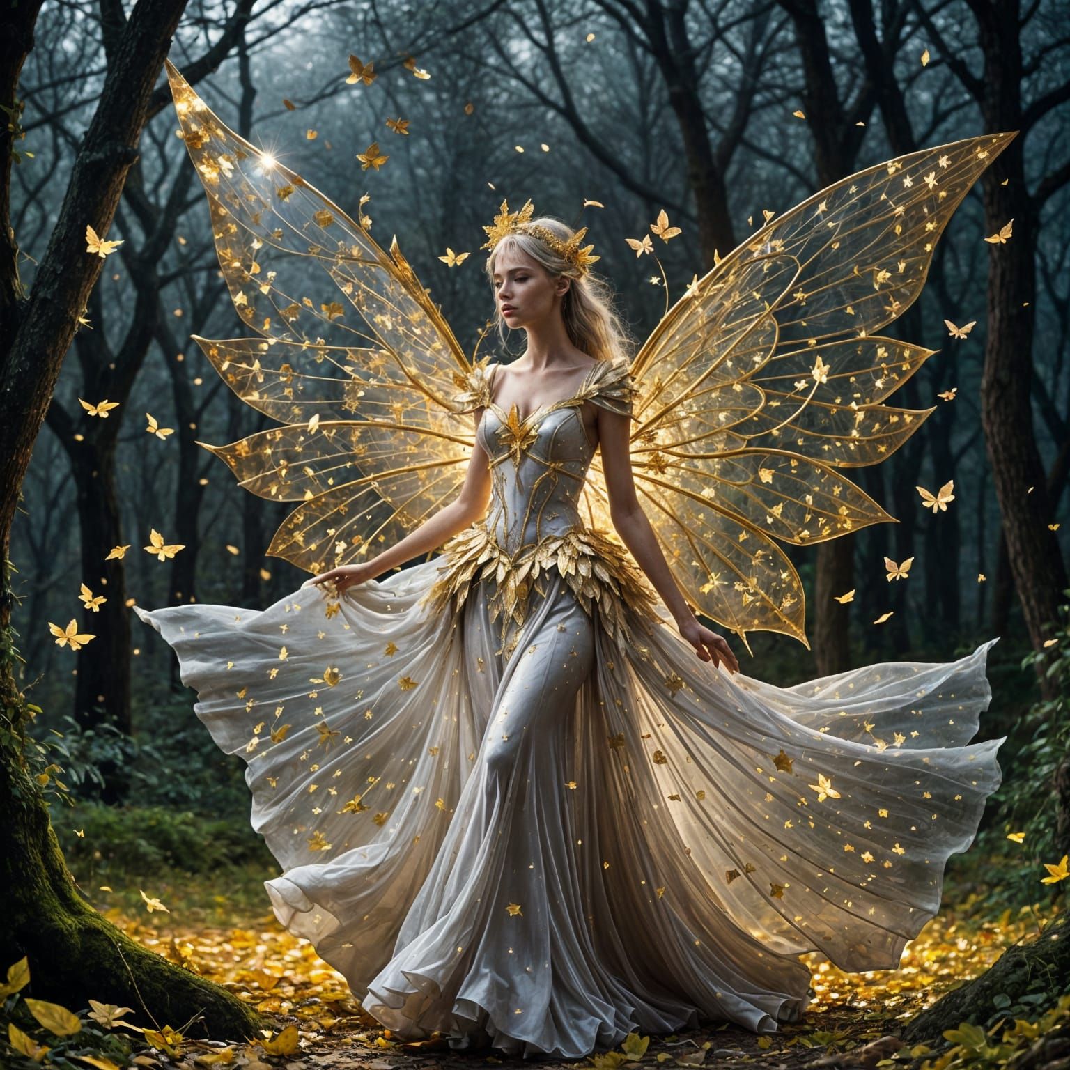 By Alexander Jansson || A beautiful bioluminescent silver wh...